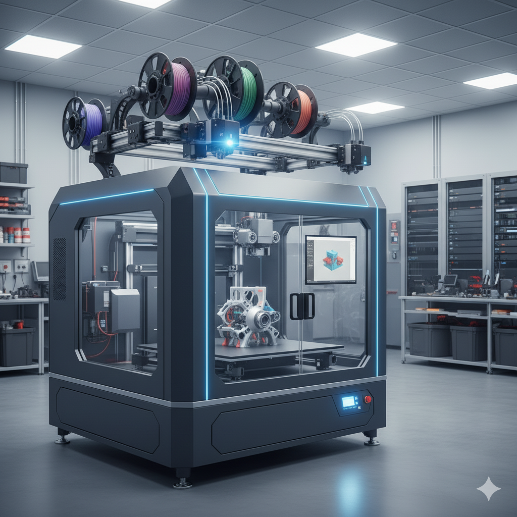 Представлена новая экструзионная аддитивная система с двойным экструдером и модульной архитектурой