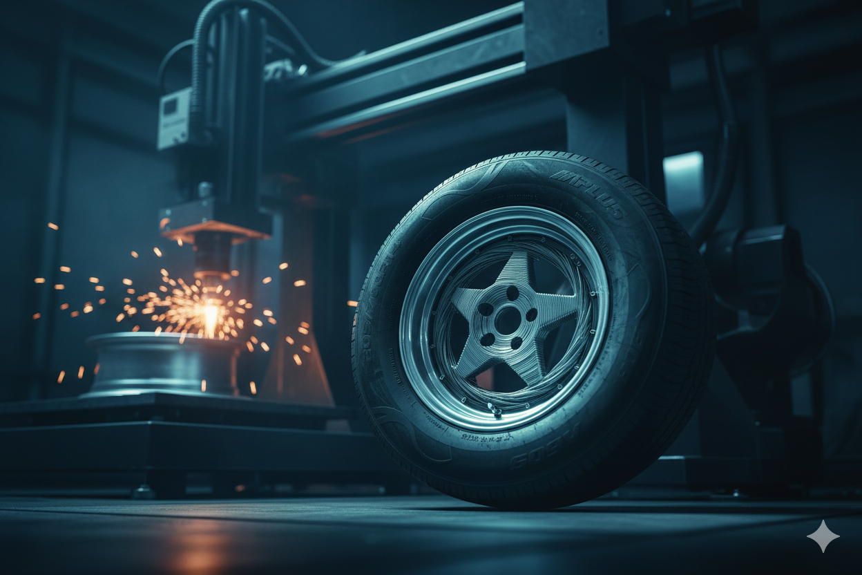 В СПбПУ апробировали 3D-печать колесных дисков