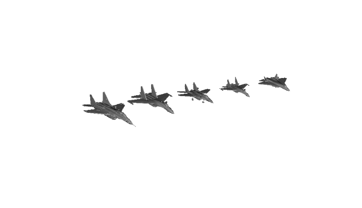 Модели МиГ-29, МиГ-35, Су-57, Су-33, Су-35