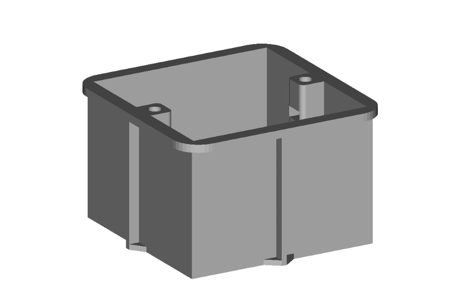Подрозетник 80x80x50мм