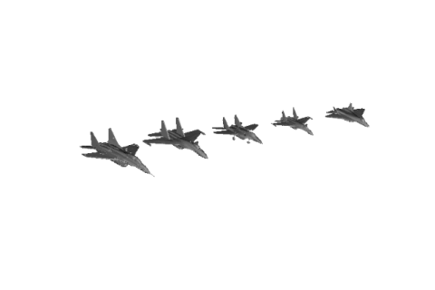 Модели МиГ-29, МиГ-35, Су-57, Су-33, Су-35
